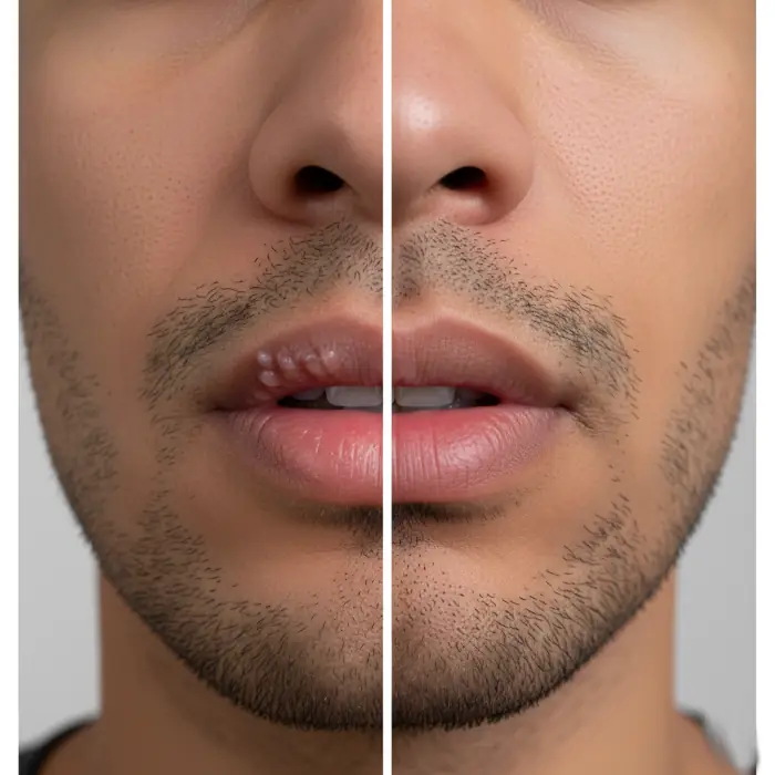 Antes e Depois Boca Sarada